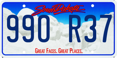 SD license plate 99OR37