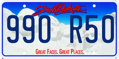 SD license plate 99OR50