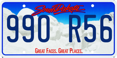 SD license plate 99OR56