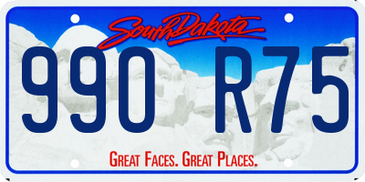 SD license plate 99OR75