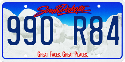 SD license plate 99OR84