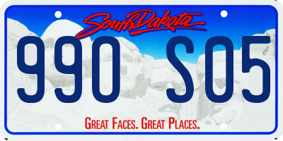 SD license plate 99OS05