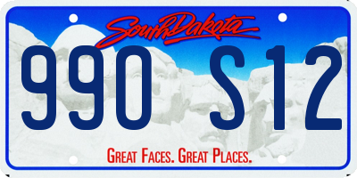 SD license plate 99OS12