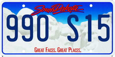 SD license plate 99OS15