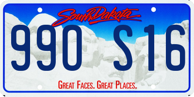 SD license plate 99OS16