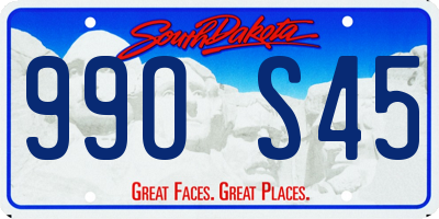 SD license plate 99OS45