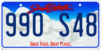 SD license plate 99OS48
