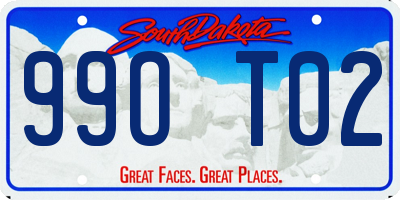 SD license plate 99OT02
