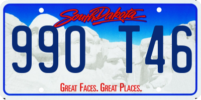 SD license plate 99OT46