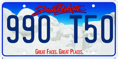 SD license plate 99OT50