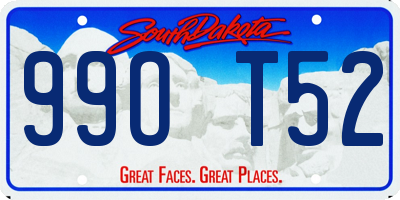 SD license plate 99OT52