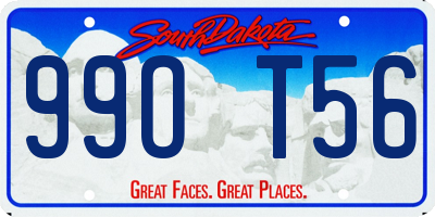 SD license plate 99OT56