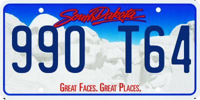 SD license plate 99OT64