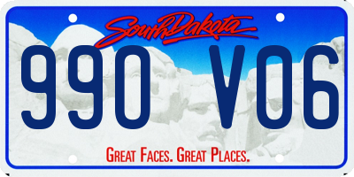 SD license plate 99OV06