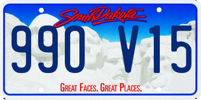 SD license plate 99OV15