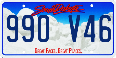 SD license plate 99OV46