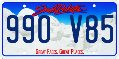 SD license plate 99OV85