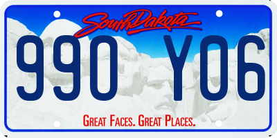 SD license plate 99OY06