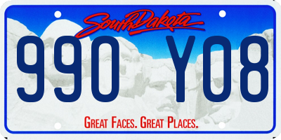 SD license plate 99OY08