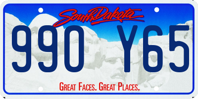 SD license plate 99OY65