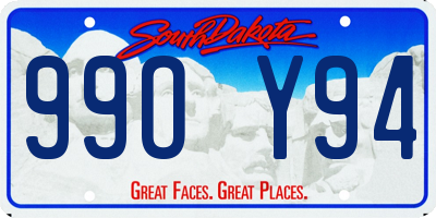 SD license plate 99OY94