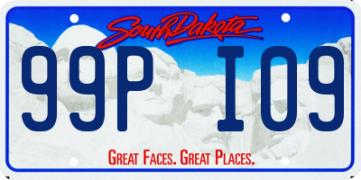 SD license plate 99PI09