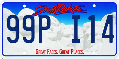 SD license plate 99PI14