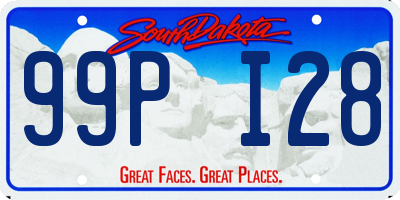 SD license plate 99PI28