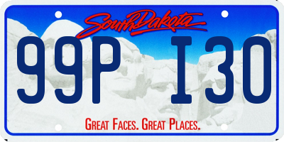SD license plate 99PI30