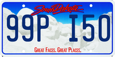 SD license plate 99PI50