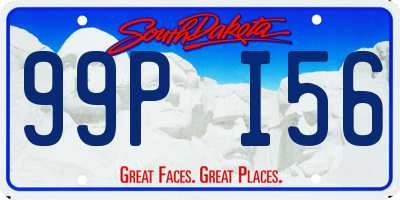 SD license plate 99PI56