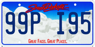 SD license plate 99PI95