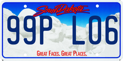 SD license plate 99PL06