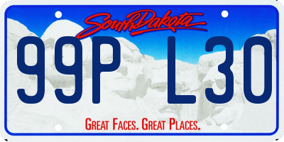 SD license plate 99PL30