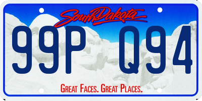 SD license plate 99PQ94