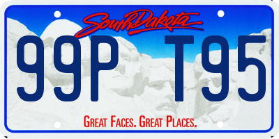 SD license plate 99PT95