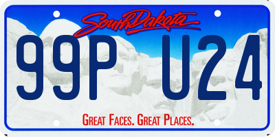 SD license plate 99PU24