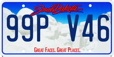 SD license plate 99PV46