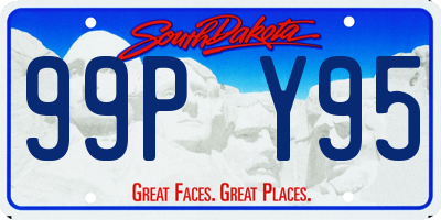 SD license plate 99PY95