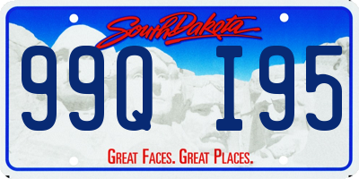 SD license plate 99QI95