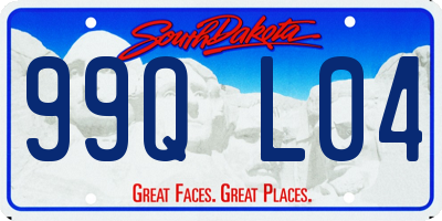 SD license plate 99QL04