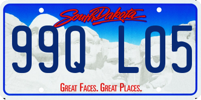 SD license plate 99QL05