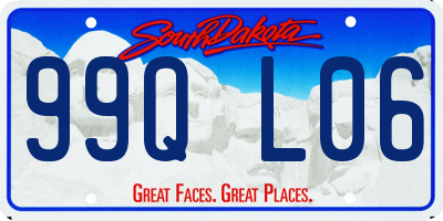 SD license plate 99QL06