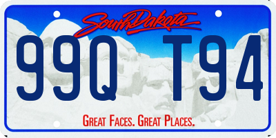 SD license plate 99QT94