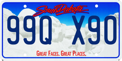 SD license plate 99QX90