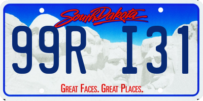 SD license plate 99RI31