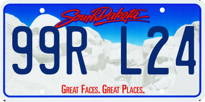 SD license plate 99RL24