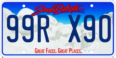 SD license plate 99RX90