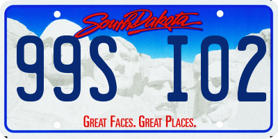 SD license plate 99SI02