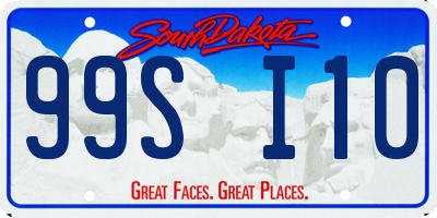 SD license plate 99SI10